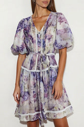 Tama Floral Print Mini Dress